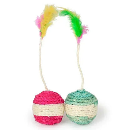 Sisal Scratching Ball: Interactive Toy for Cats