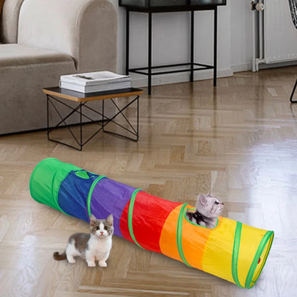 Foldable Cat Tunnel: Interactive Fun for Curious Cats