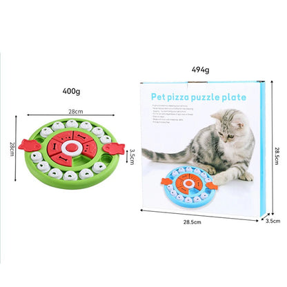 Interactive Slow Feeder Bowl: Puzzle Toy for Pets