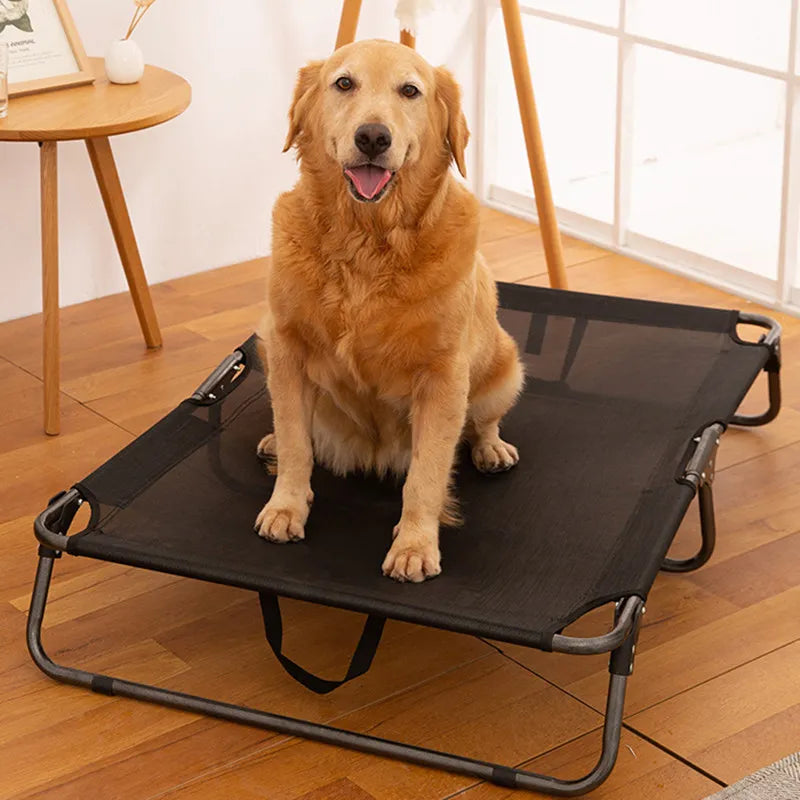 Anti-Moisture Chew-Proof Dog Bed: Breathable and Foldable