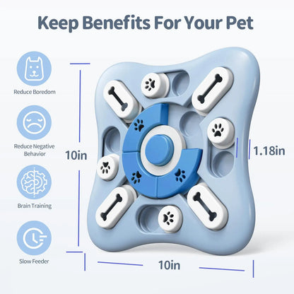 Interactive Slow Feeder Toy for Increased Puppy IQ