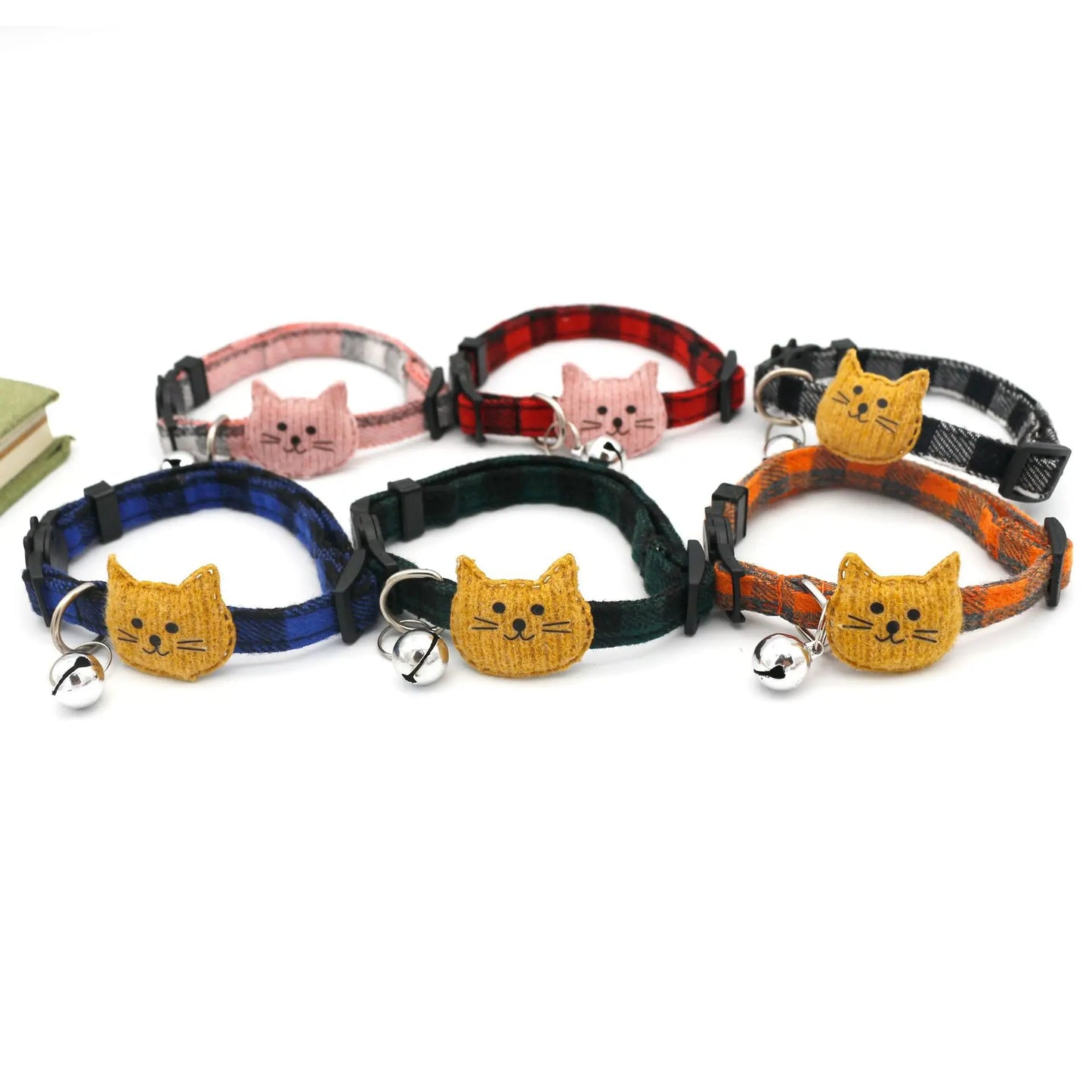 Small Bow Cat Collar with Bell for Dogs/Cats