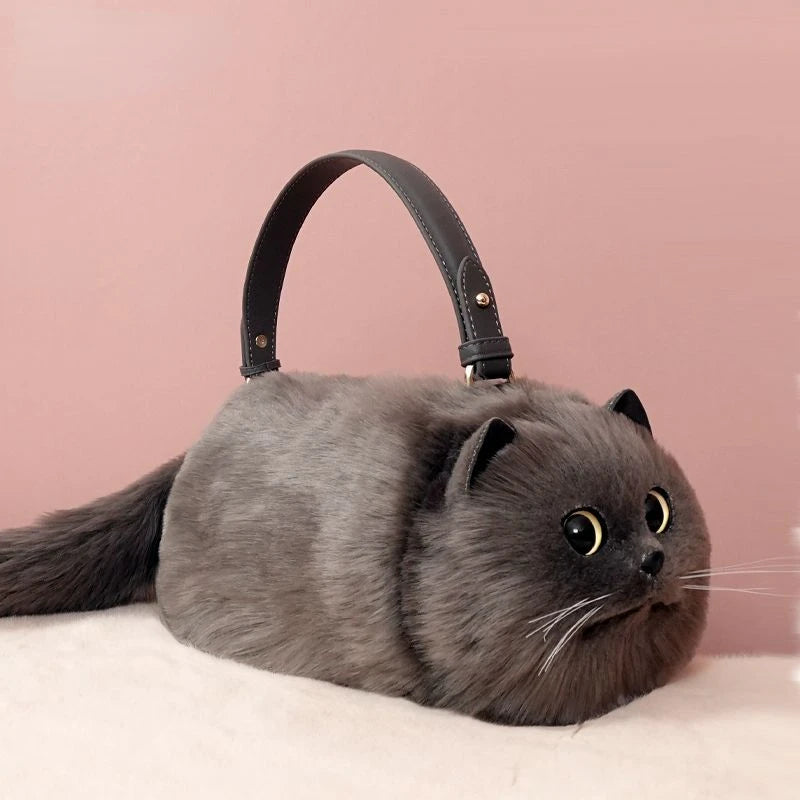 Cute Shoulder Bag for Cats with Unique Design.