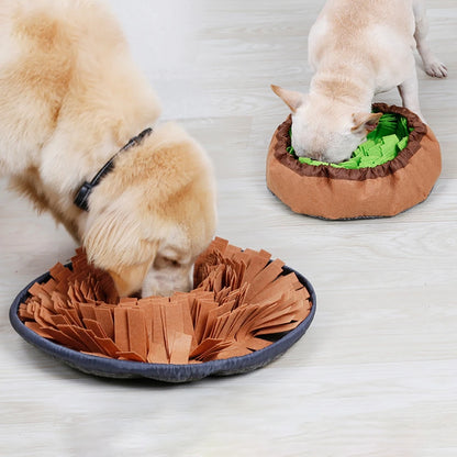 Interactive Snuffle Mat for Slow Feeding Fun