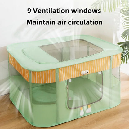 Foldable Pet Delivery Room: Portable Cage for Cats/Dogs