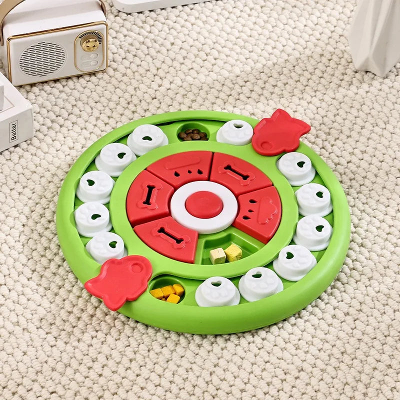 Interactive Slow Feeder Bowl: Puzzle Toy for Pets