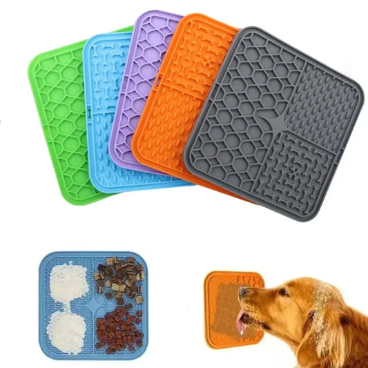 Silicone Pet Lick Mat for Slow Feeding Fun