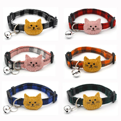 Small Bow Cat Collar with Bell for Dogs/Cats