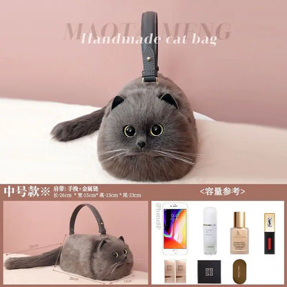 Cute Shoulder Bag for Cats with Unique Design.