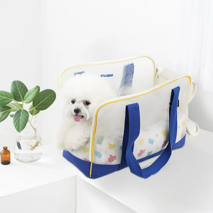 Portable Breathable Pet Carrier Bag for Small Dogs and Cats.