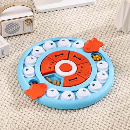 Interactive Slow Feeder Bowl: Puzzle Toy for Pets