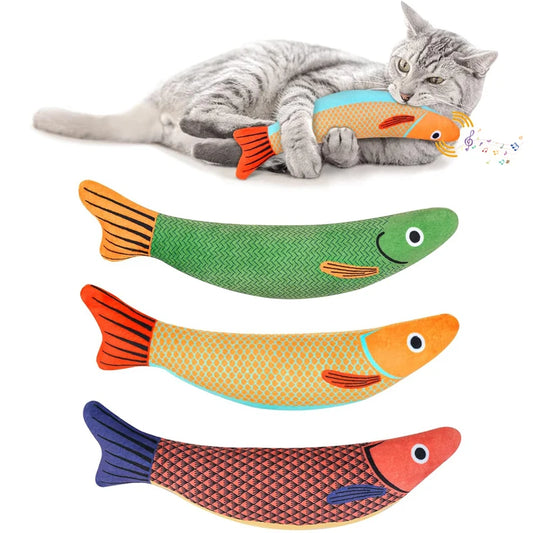 Interactive Catnip Fish Toy: Sounding Fun for Cats