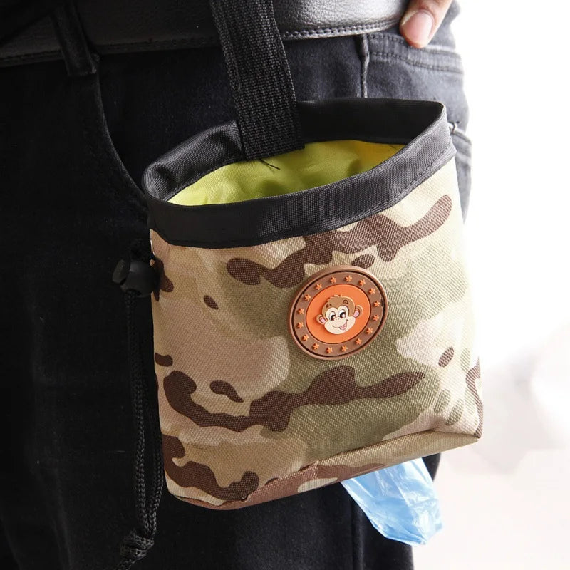 Portable Pet Snack Bag: Large Capacity for Training