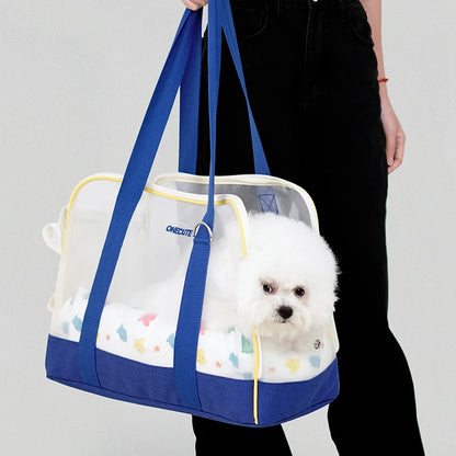 Portable Breathable Pet Carrier Bag for Small Dogs and Cats.