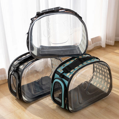 Transparent Space Capsule Cat Carrier Bag for Travel.