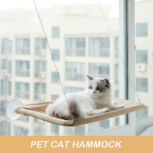 Hanging Cat Hammock: Sunny Window Seat for Climbing