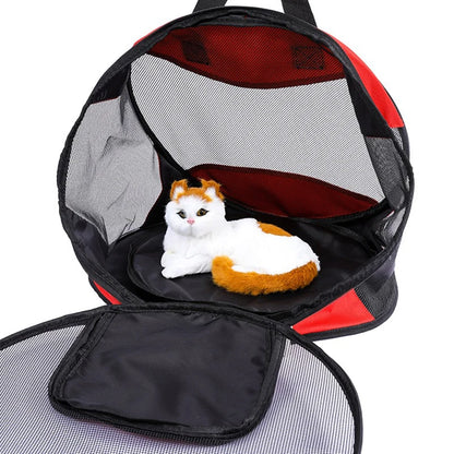 Portable Triangular Breathable Cat Bag for Neutering and Travel.