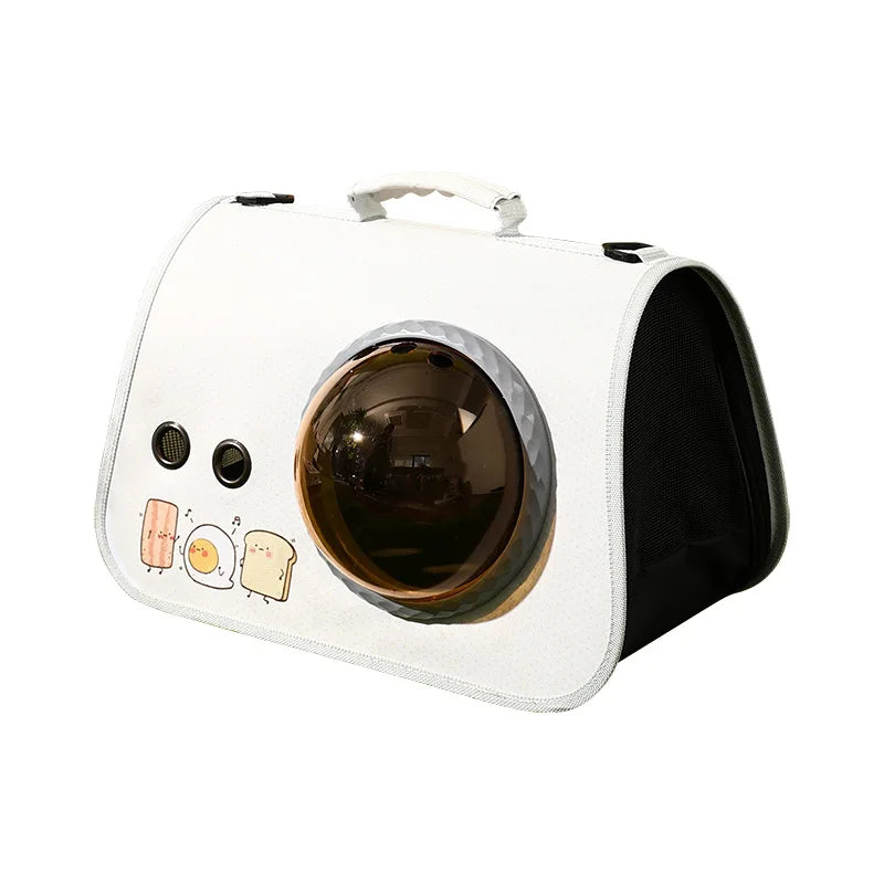 Portable Space Capsule Cat Carrier Bag for Outdoor Travel